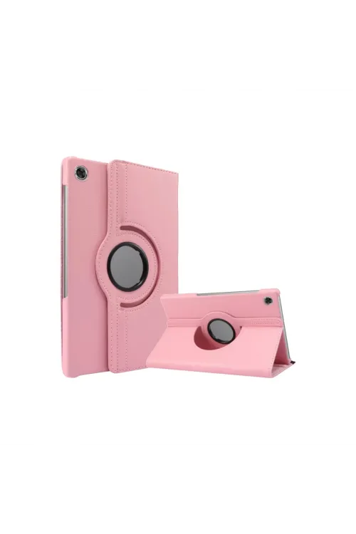 Lenovo Tab M10 Tb311fu Kılıf 360 Tablet Deri Kılıf - Pembe