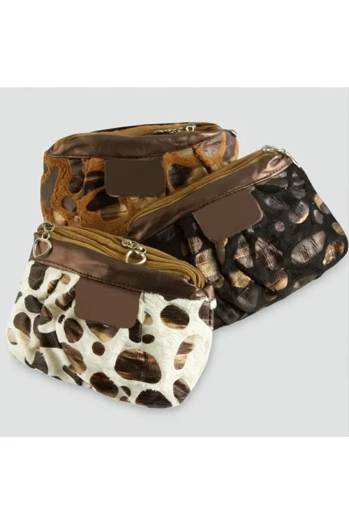 Leopar Desenli Para Cüzdanı