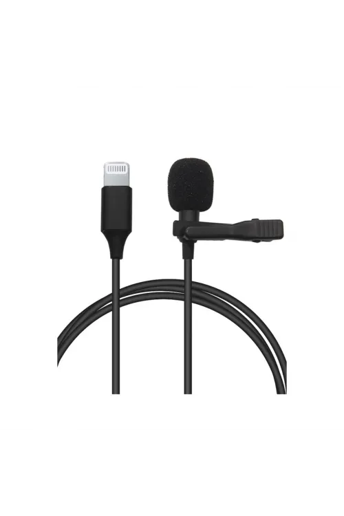 Lightning 2 Metre Double Mikrofon - Siyah