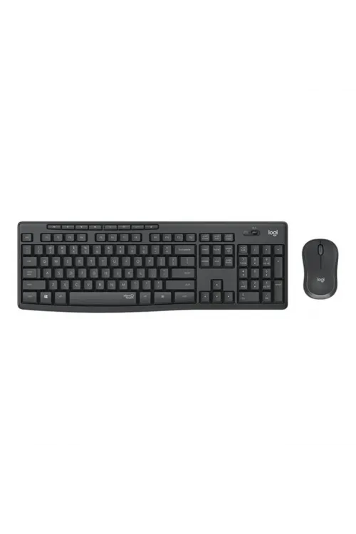 Logitech MK295 Q Tr Siyah Kablosuz Klavye Mouse Set