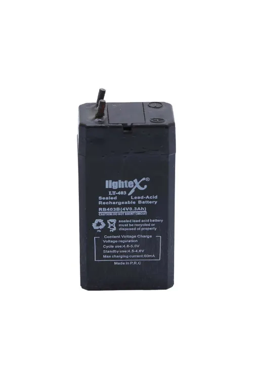 LT-403 4V 0.3Ah Işıldak Fener Aküsü