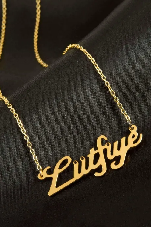 Lütfiye isimli kolye (Kişiye Özel)