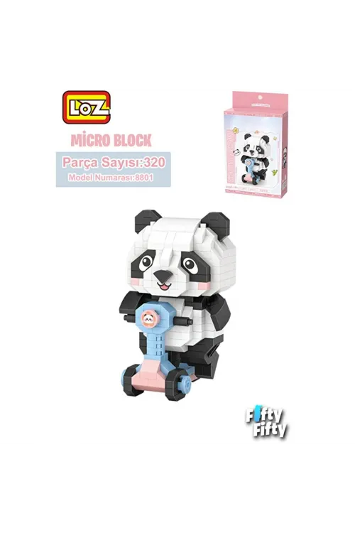 LZ8801 PANDA SCOOTER BLOCK OYUNCAK 320 PARÇA