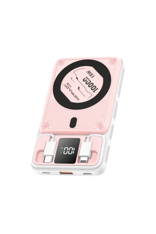 M25w 10.000 Mah 20w Pd Magsafe Powerbank - Pembe