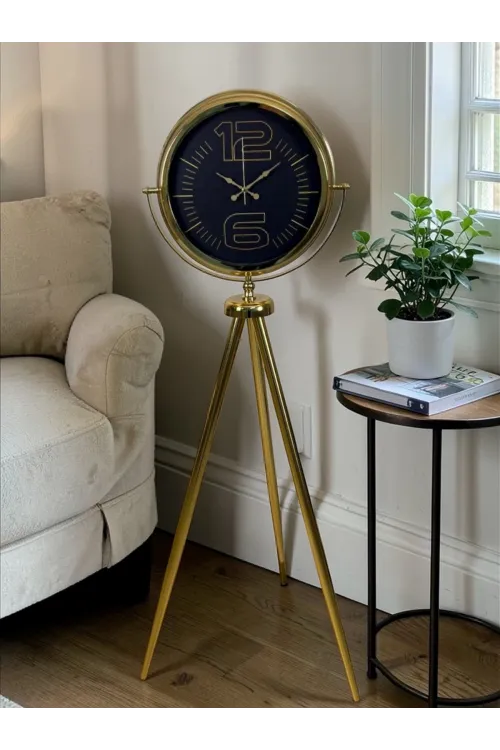 Majestic Gold Tripod Ayaklı Salon Saati