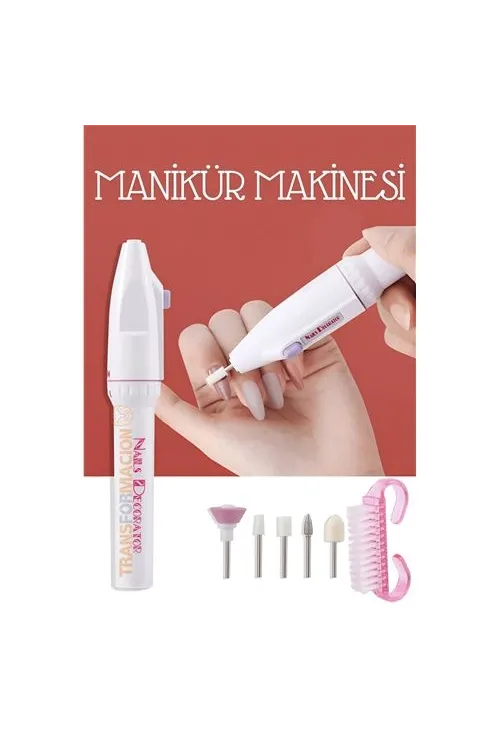 Manikür Pedikür Tırnak Törpü Seti Pilli 715973