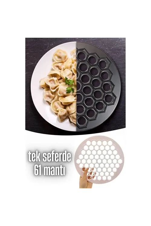 Mantı Kalıbı Tek Seferde 61 Mantı Lallula Design 720866