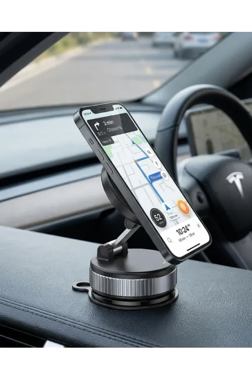 Manyetik Araç Telefon Tutucu 360° Döner Katlanabilir Telefon Standı