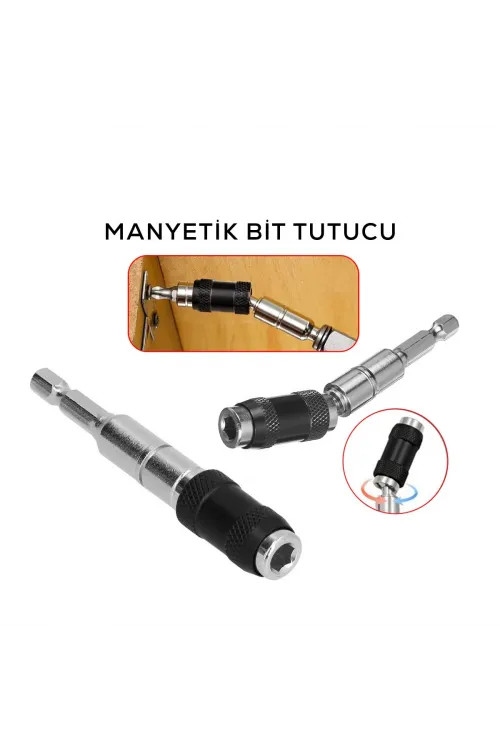 Manyetik Bit Tutucu - Mafsallı - Döner Başlık