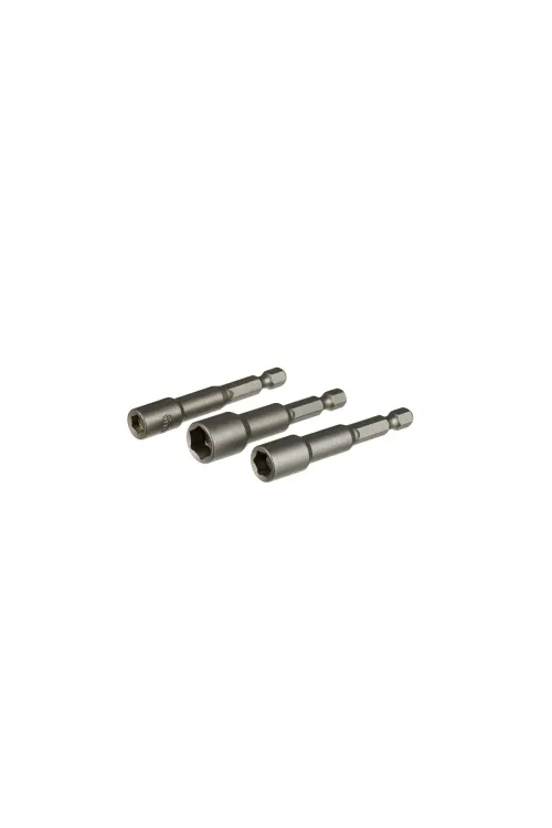 Manyetik Somun Adaptörü - 3 Lü Set 6,8,10x65 Mm