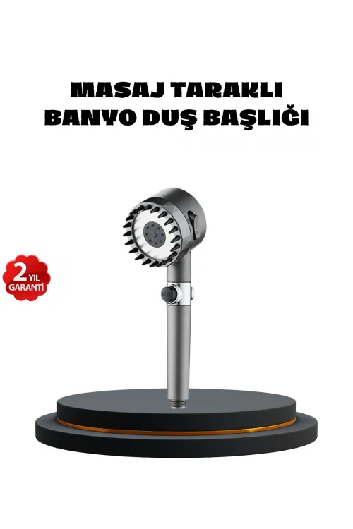 Masaj Uçlu Yüksek Basınçlı Duş Başlığı Spa Etkili