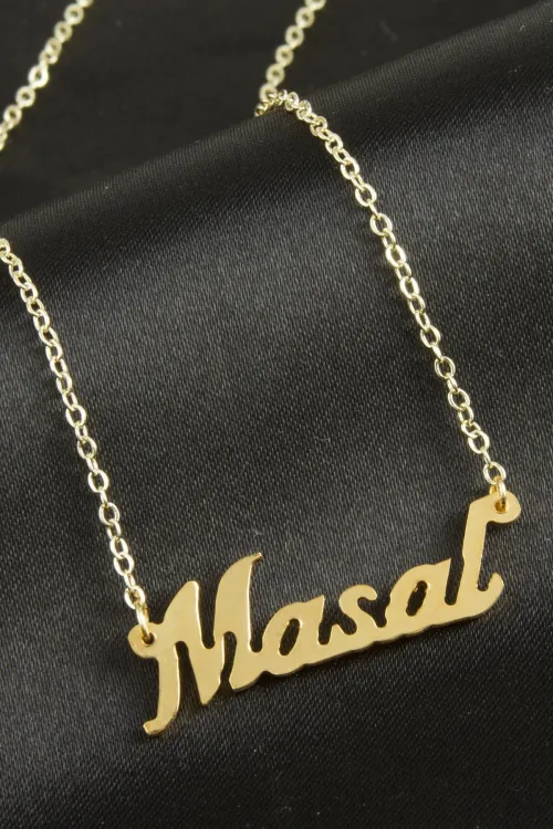 Masal İsimli Kolye (Kişiye Özel)