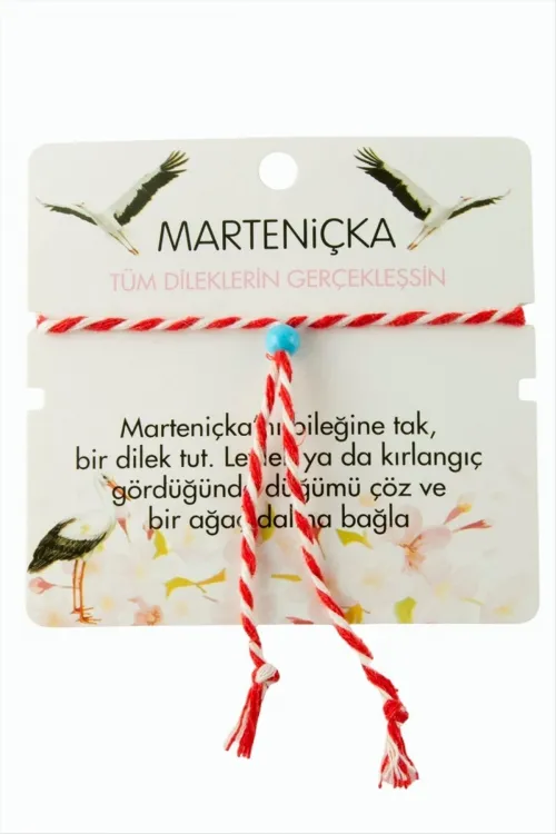 Mavi Boncuk Marteniçka Bileklik