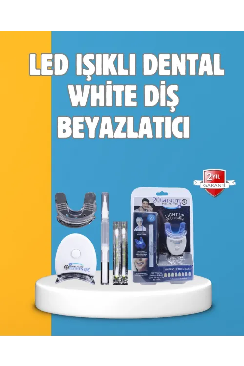 Mavi Işık Teknolojisi İle Güvenli Diş Beyazlatıcı Sistem