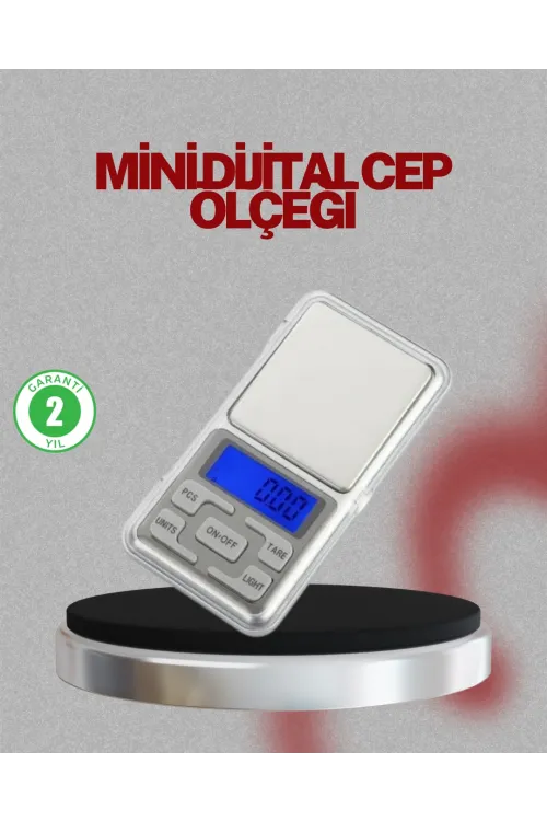 Mavi Işıklı Lcd Ekranlı Hassas Tartı Terazisi