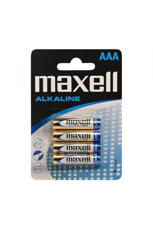 Maxell Lr03 Aaa Alkalin İnce Kalem Pil 4’lü Paket Blister