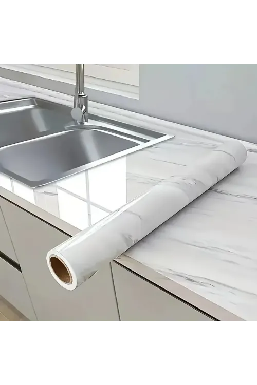 Mermer Desenli Kaplama Kağıdı 5 Metre