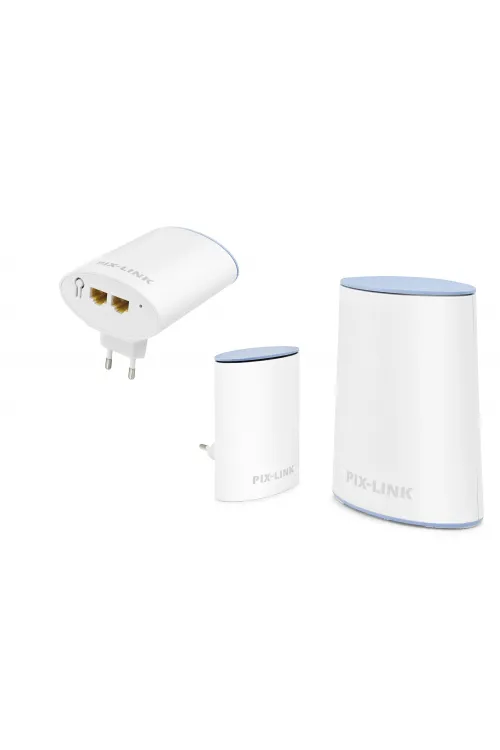 Mesh Wifi Sistemi Ac1200 Dual Band 3’Lü Set - Beyaz LV-WMS01