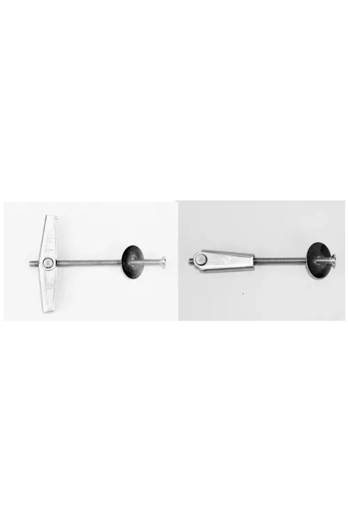 Metal Alçıpan Paraşüt Dübel Vidalı 8 Cm - 20 Adet