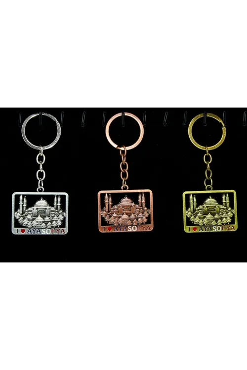 Metal Ayasofya Anahtarlık IEG2200