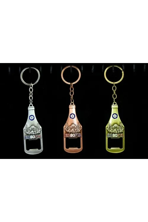 Metal Ayasofya Anahtarlık Ve Açacak Model 1