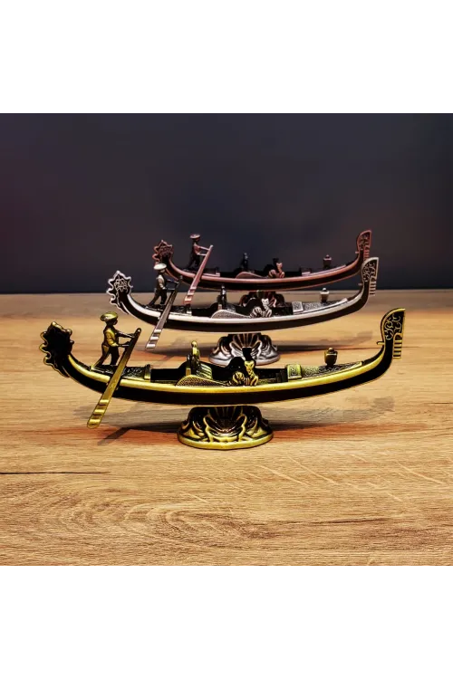 Metal Dekoratif Venedik Kayık