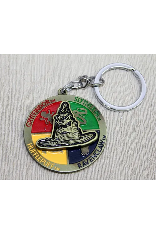 Metal Dönen Harry Potter Seçmen Şapka Anahtarlık
