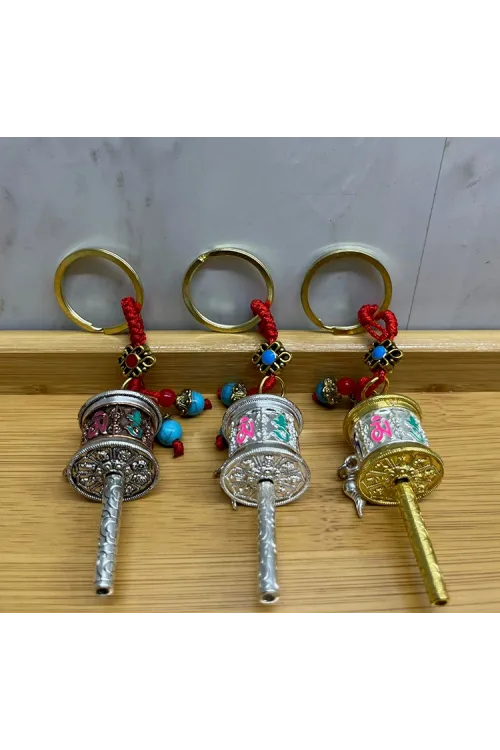 Metal Feng Shui Şans Çarkı Anahtarlık (1 Adet) Seçenek 1