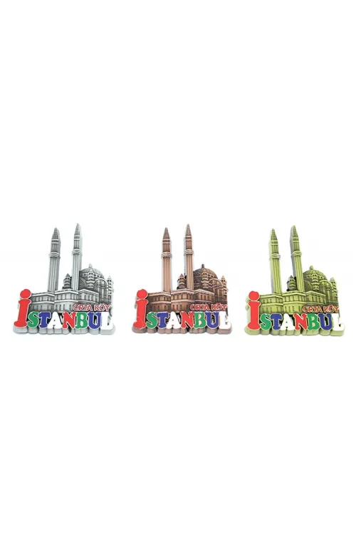 Metal İstanbul Temalı Yöresel Magnet (1 Adet) Seçenek 2