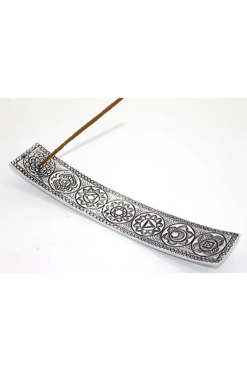 Metal Kayık 7 Çakra (Chakra) Tütsülük