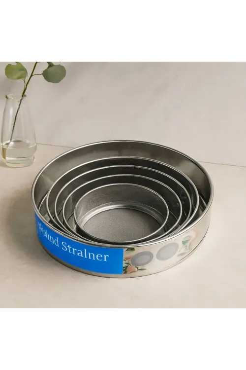 Metal Un Eleği Seti 6lı (15-26.5 cm)