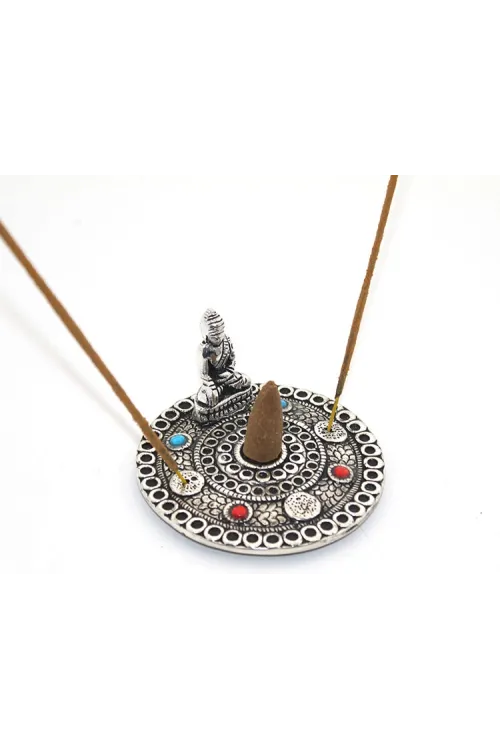Metal Yuvarlak Budalı Tütsülük (1 Adet) Seçenek 2