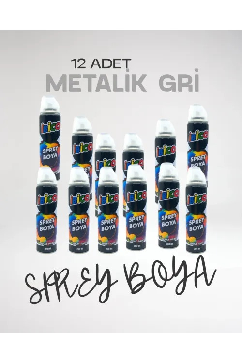 Metalik Gri Sprey Boya 200 Ml IEGAZC0