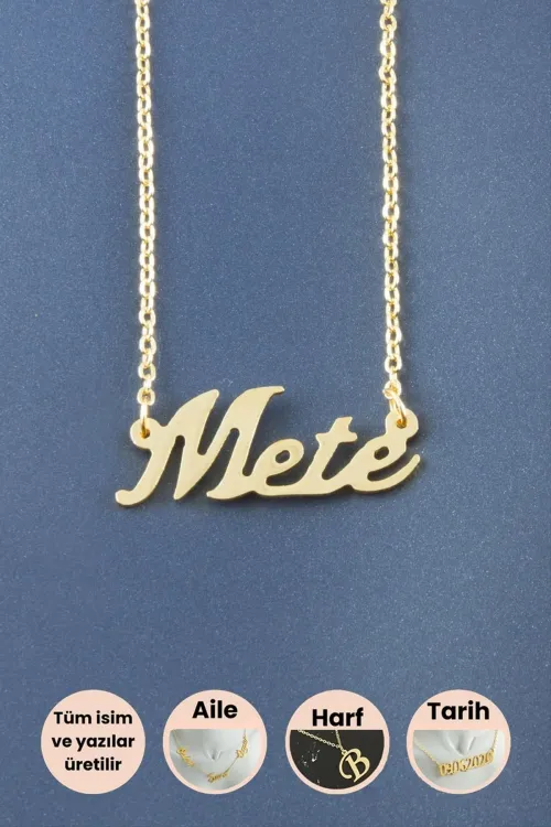 Mete İsimli Kolye
