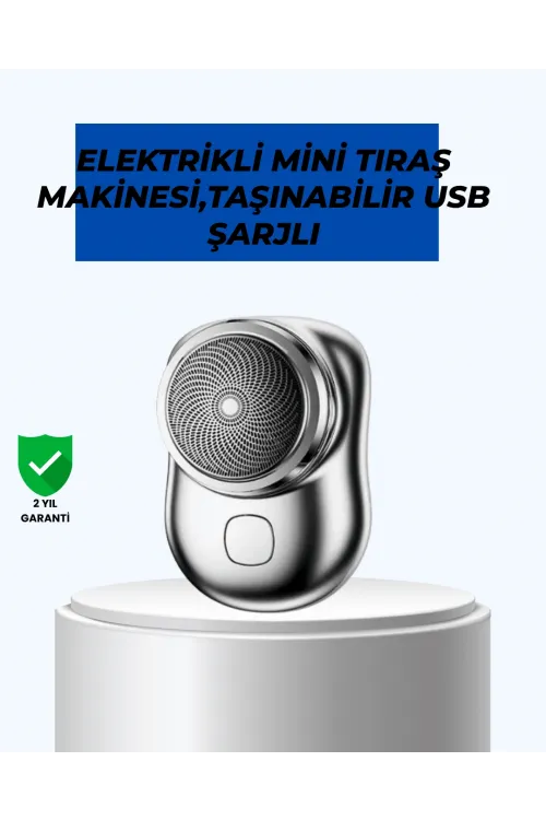 Mikro Titreşim Motorlu, Düşük Sesli, Usb Girişli Tıraş Makinesi