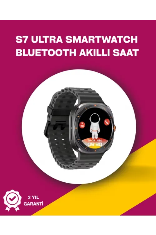 Mikrofon Ve Hoparlörlü Akıllı Saat | Takvim, Titreşim, Kronometre Özellikli