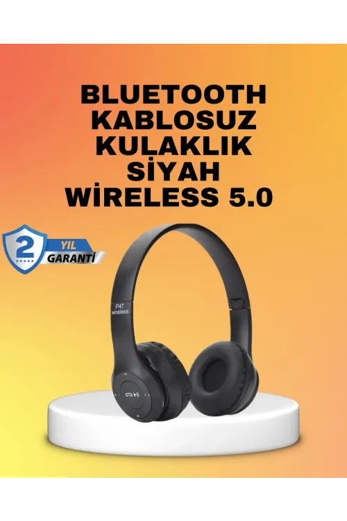 Mikrofonlu Kablosuz Kulaklık | Uzun Pil Ömrü Ve Stereo Ses Performansı