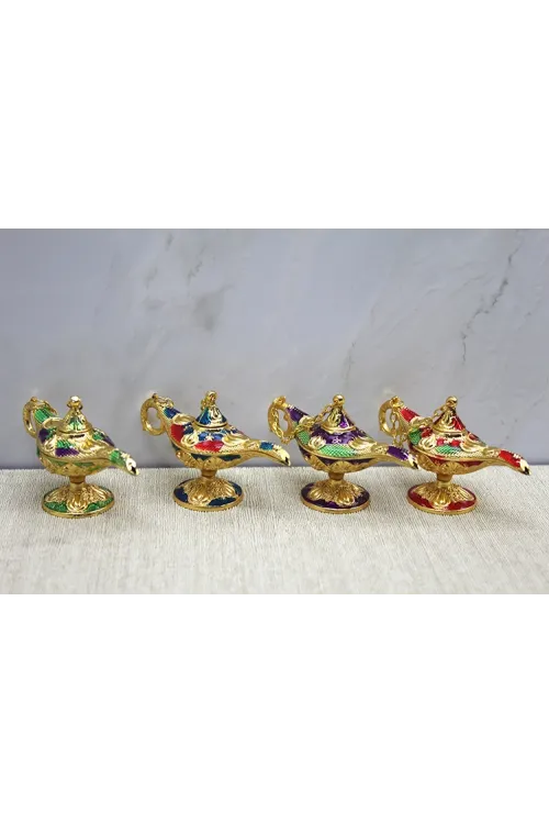 Mineli Metal Alaaddin Lambası (1 Adet) Seçenek 1