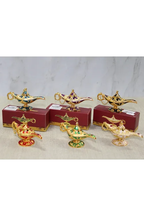 Mineli Metal Alaaddin Lambası (1 Adet) Seçenek 3