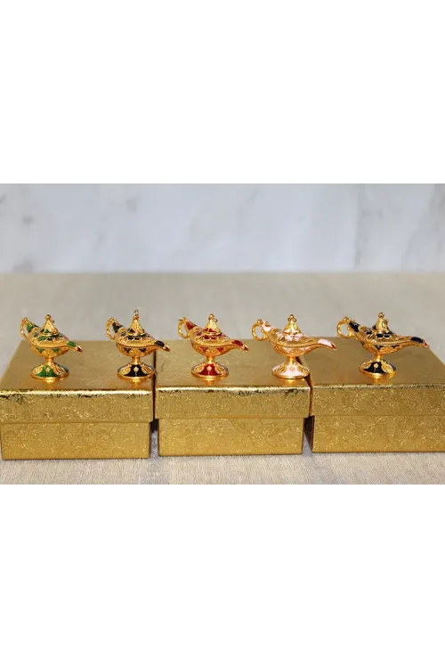 Mineli Metal Alaaddin Lambası (1 Adet) Seçenek 6