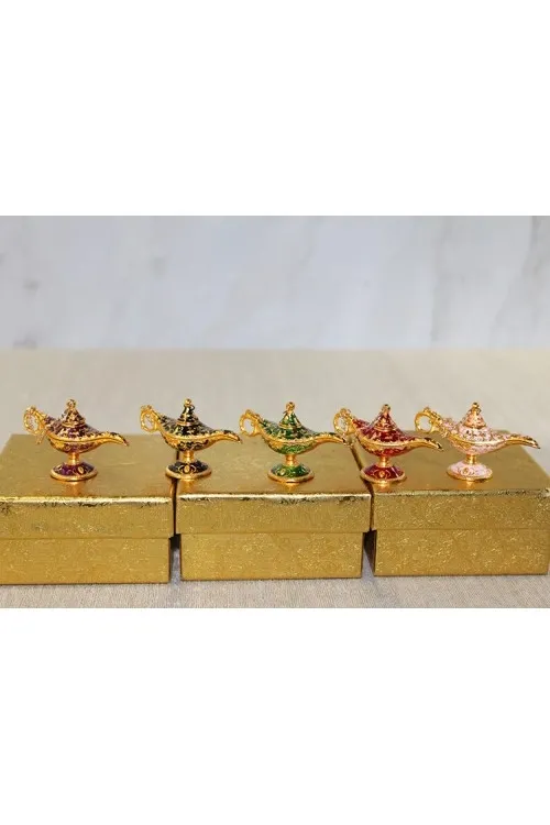 Mineli Metal Alaaddin Lambası Model 8