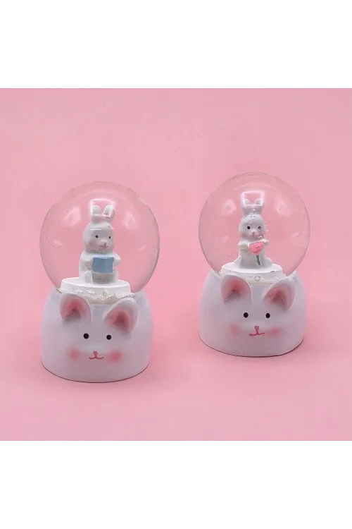 Mini Boy Tavşan Tasarımlı Kar Küresi