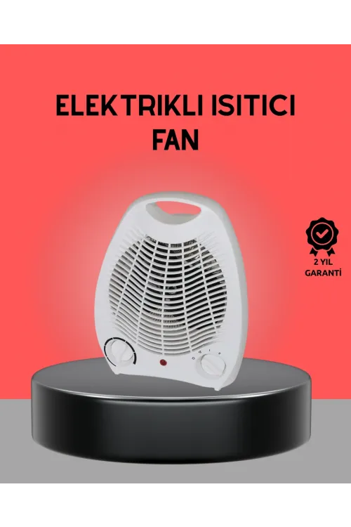 Mini Elektrikli Isıtıcı 2000w – Termostatlı Fanlı Isıtma, Taşınabilir Tasarım