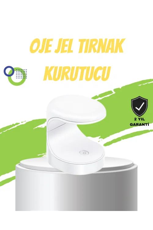 Mini Tırnak Kurutucu – Hızlı Kurutma İçin Uvled Işık Teknolojisi