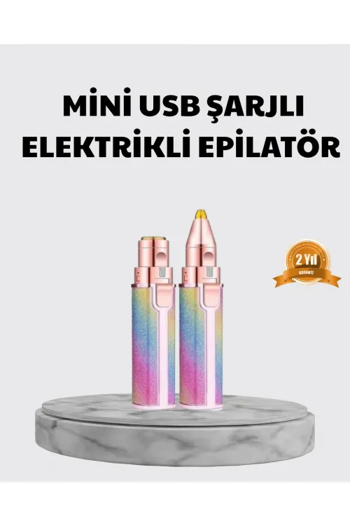 Mini Yüz Ve Kaş Epilatörü – 8000 Rpm Güçlü Motor Ve Paslanmaz Çelik Başlık