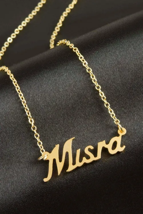 Mısra isimli kolye (Kişiye Özel)