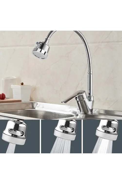 Mix Kuğu Mutfak Evye Batarya 3 Fonksiyonlu Oynar Başlıklı