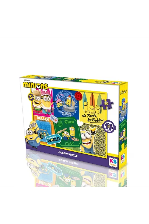 MO 709 MINIONS 50 PARÇA LİSANSLI PUZZLE