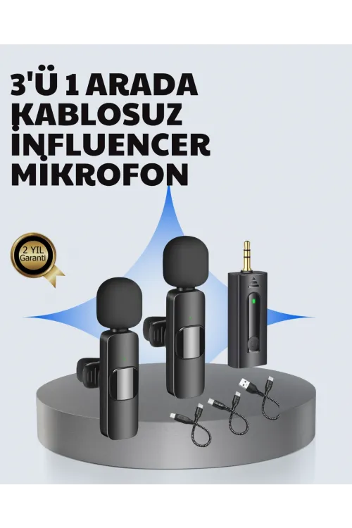 Mobil Uyumlu Mikrofon - Dış Mekân İçin İdeal