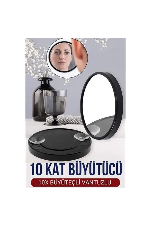 Modacar 9 Cm 10X Büyüteçli Makyaj Aynası